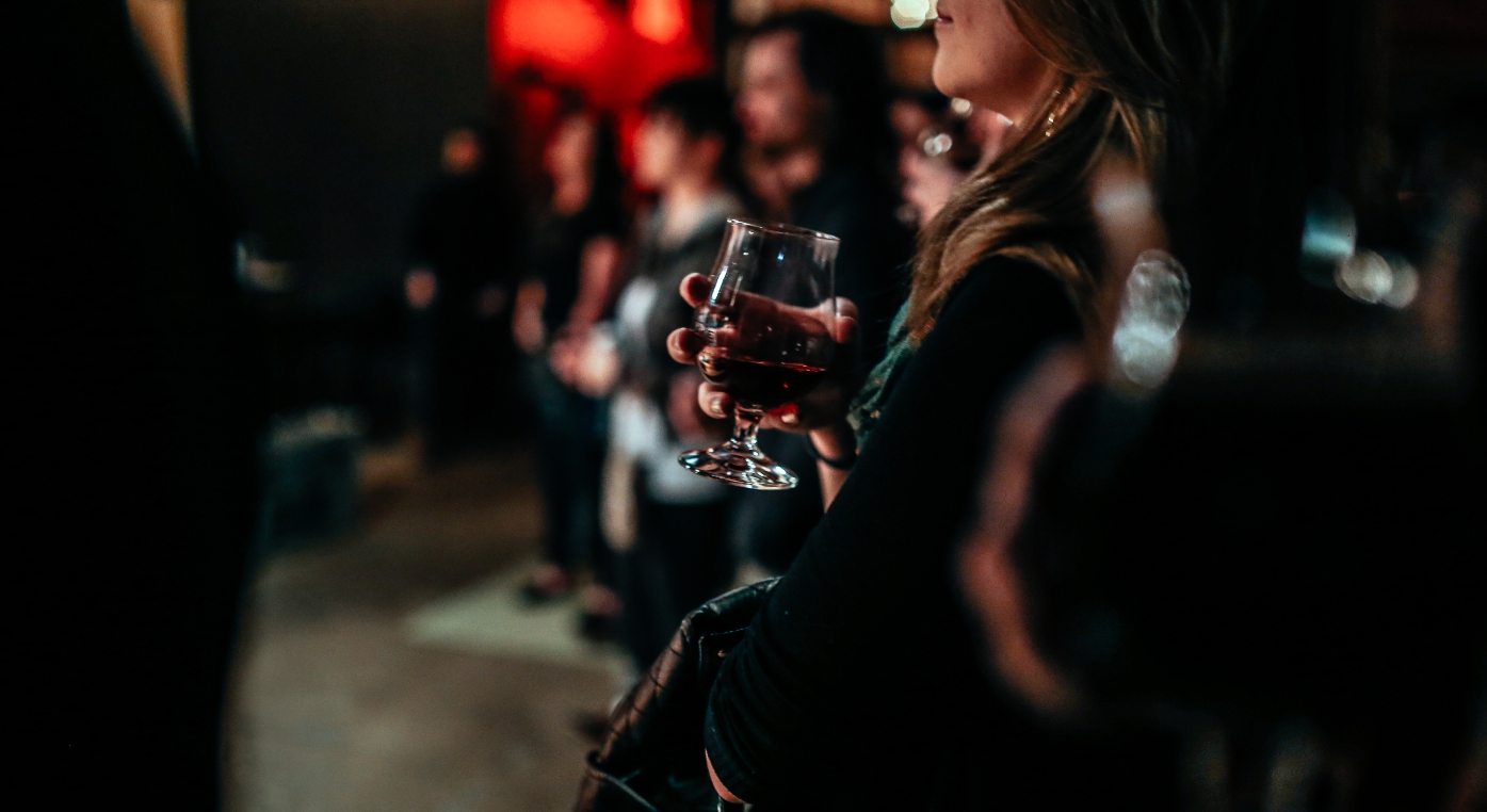 group of people at networking event
